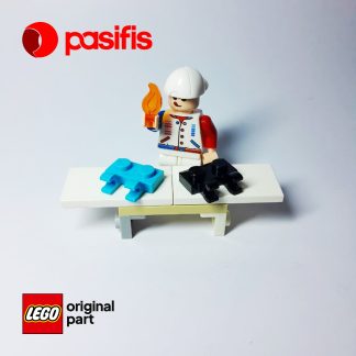 60470b – Plate, Modified 1x2 with 2 Open O Clips (Horizontal Grip) – Lego Original Part