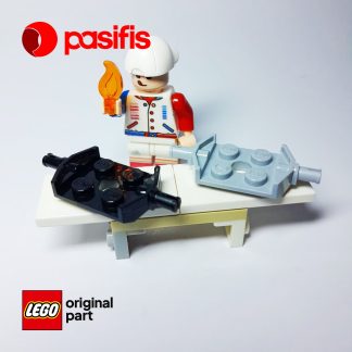 6157– Plate, Modified 2x2 with Wheels Holder Wide and Hole – Lego Original Part
