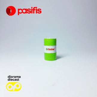 Oil Barrel Castrol – DRM0012 – Diorama Diecast - Drum Minyak – Hotwheels Tomica - Paciforge