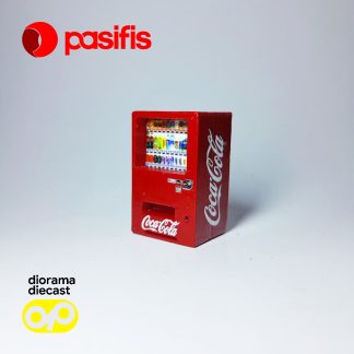 Vending Machine Coca Cola M – DRM0014 – Diorama Diecast - Hotwheels Tomica - Paciforge