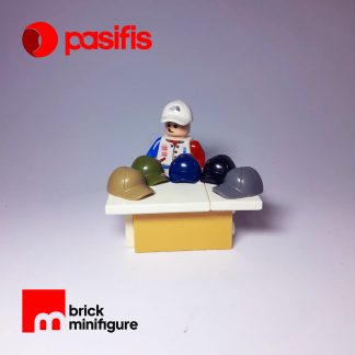 Topi Casual – 11303 – Headgear – Kepala Head Cap – Brick Minifigure Part