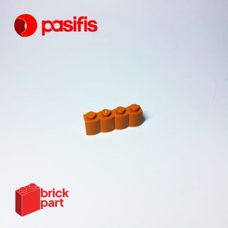 Brick Part - 30137 - Brick, Modified 1x4 with Log Profile - Pasifis