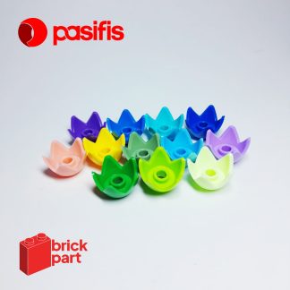 Brick Headgear - 39262 - Minifigure, Crown Eggshell with 5 Points and Center Stud - Pasifis