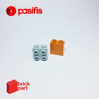 Brick Part - 22885 - Brick, Modified 1x2 x1 2 3 with Studs on Side - Pasifis