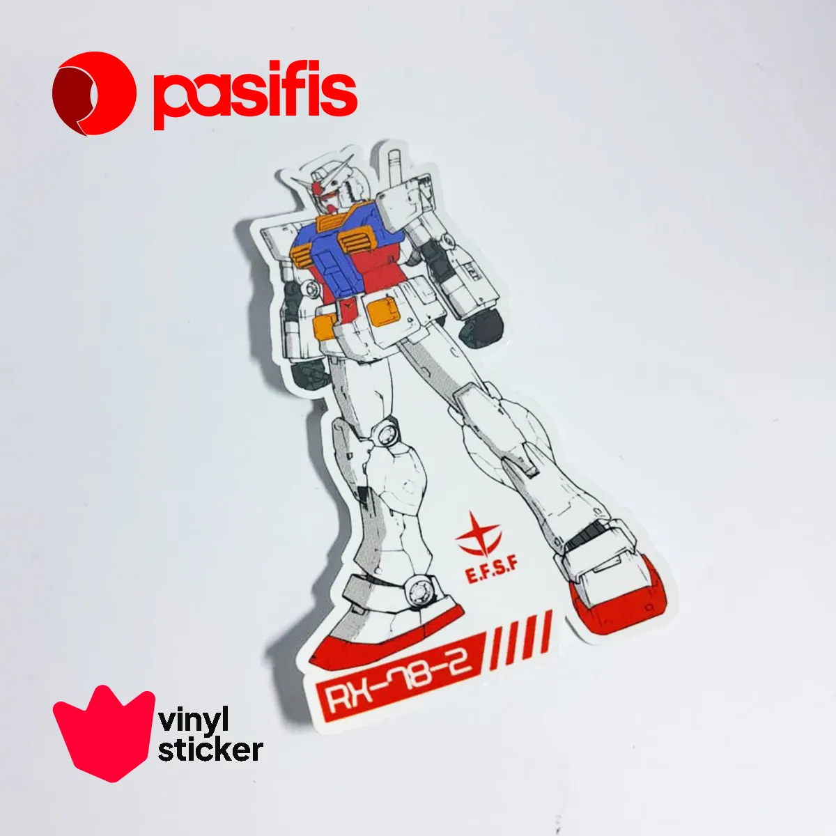 Sticker Vinyl - SV0025 - Gundam RX78 - Diecut