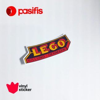 Sticker Vinyl - SV0020 - Lego Billund Logo Vintage - Diecut