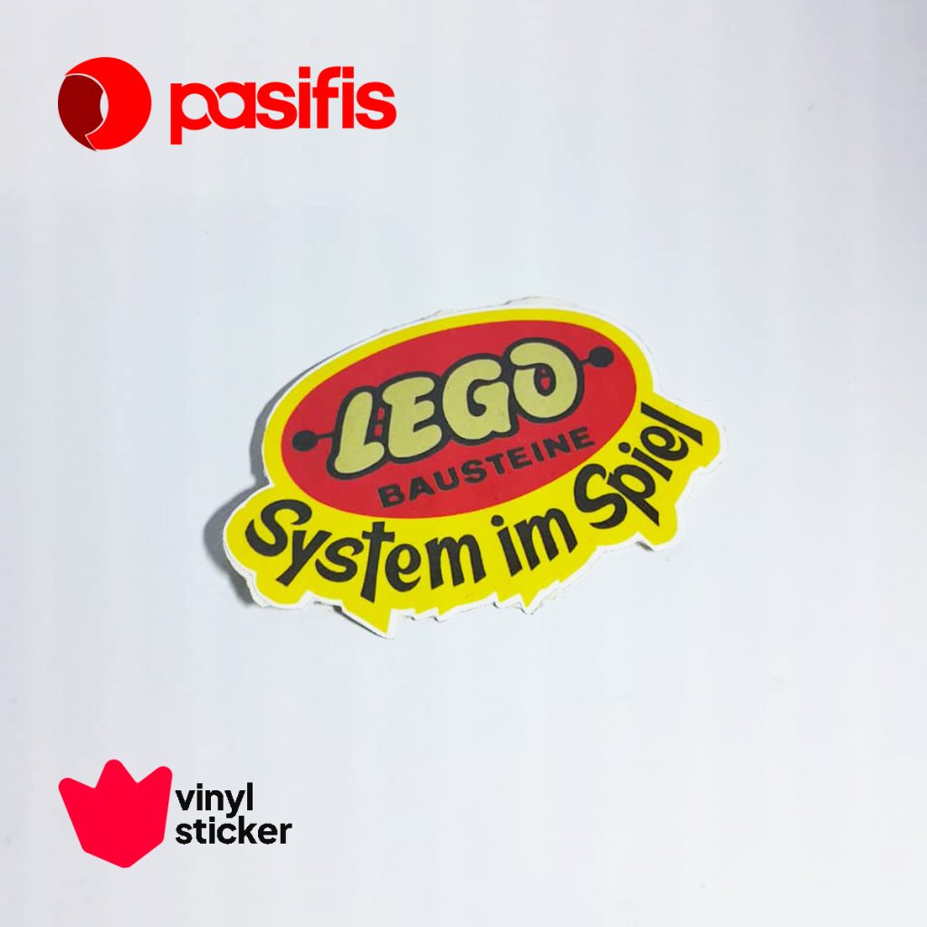 Sticker Vinyl - SV0021 - Lego Logo Vintage - Diecut - Pasifis